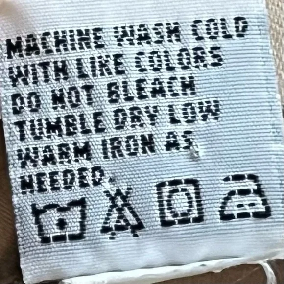 The Territory Ahead Denim Sleeveless Dress Size 6 Beige Button Up Cotton Rugged - Picture 10 of 10